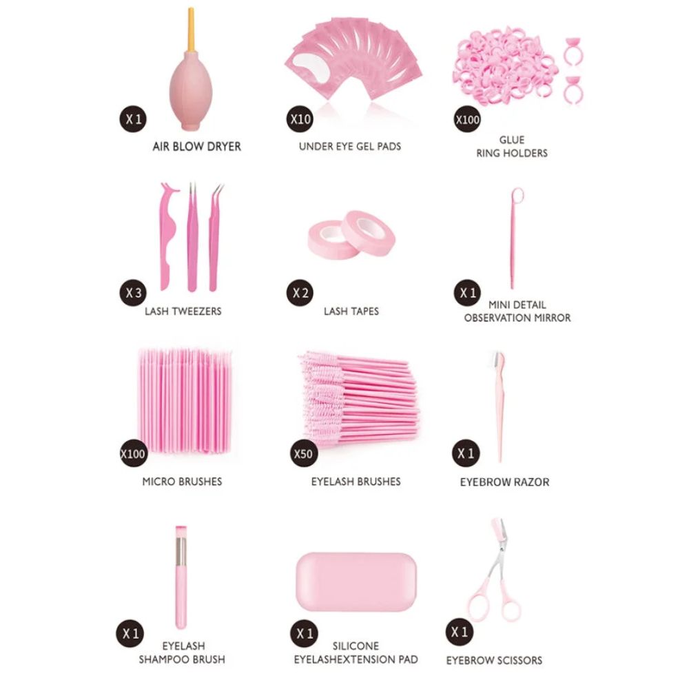 ICONSIGN New False Eyelash Extension Tool Kit