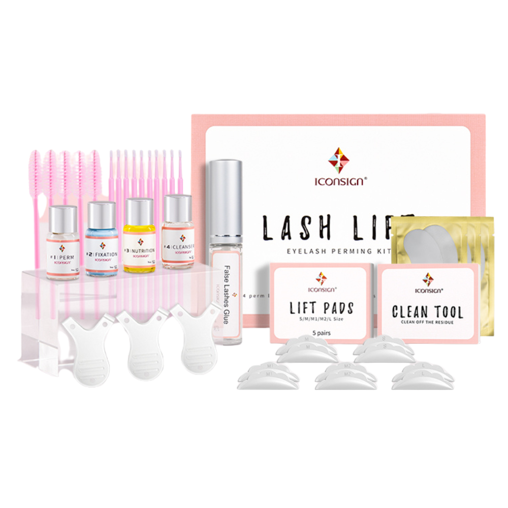 Lash Lift Kit - Eyelash Perming Set Curling with Eyepad and Brush