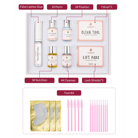 Lash Lift Kit - Eyelash Perming Set Curling