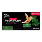Make n Bake Polymer Clay Signature 400g Basic Green - Mont Marte - Glowish