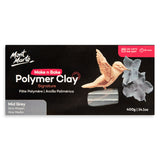 Make n Bake Polymer Clay Signature 400g Mid Grey - Mont Marte - Glowish