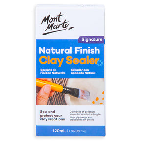 Mont Marte Natural Finish Clay Sealer 120ml - Glowish
