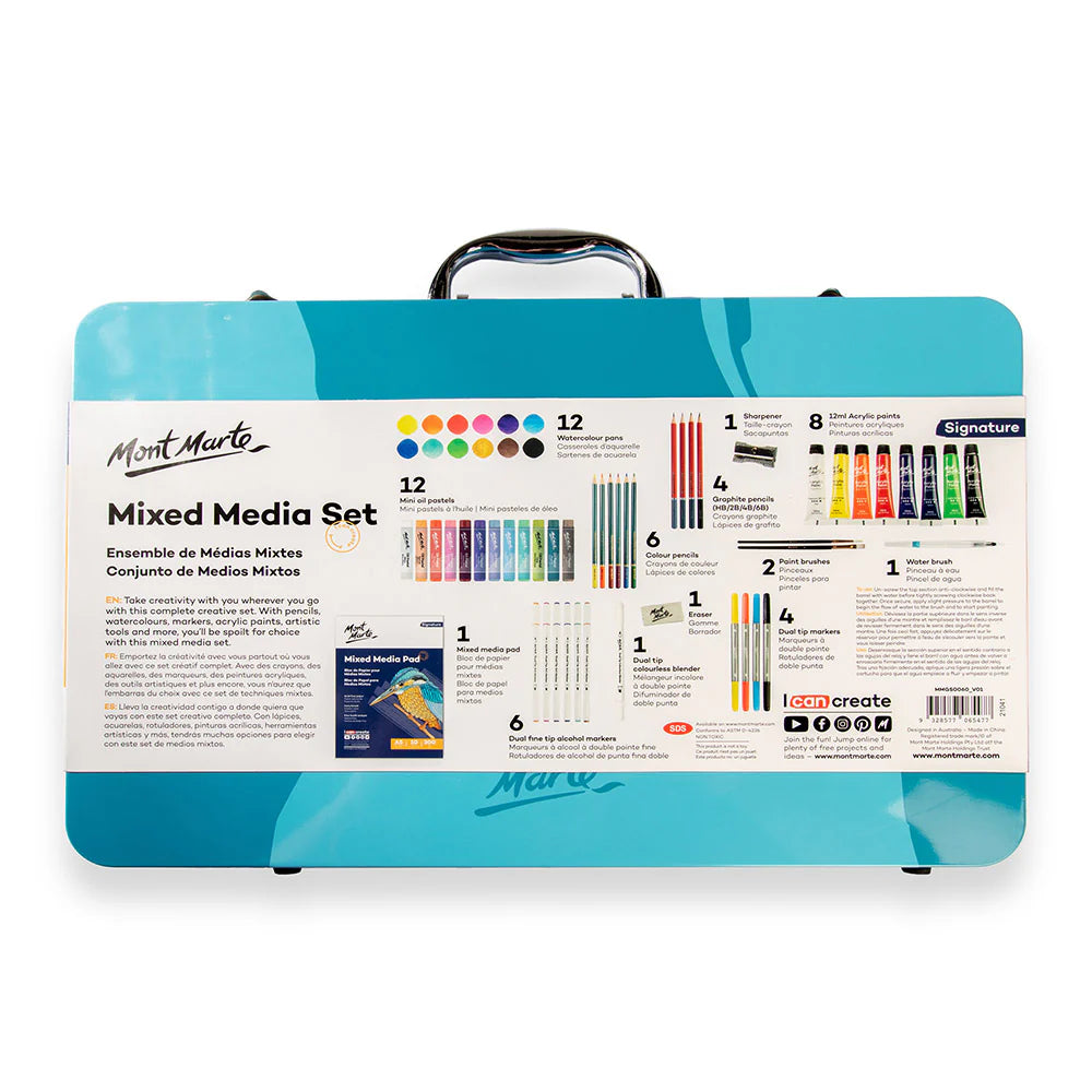 Mixed Media Art Set Signature 60pc - Mont Marte