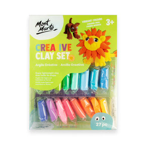Mont Marte Creative Clay Set 27pc - Glowish