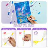 Ohuhu Acrylic Paint Markers 36 Colours, Brush & Fine Tips - Glowish