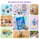 Ohuhu Acrylic Paint Markers 36 Colours, Fine & Dot Tip