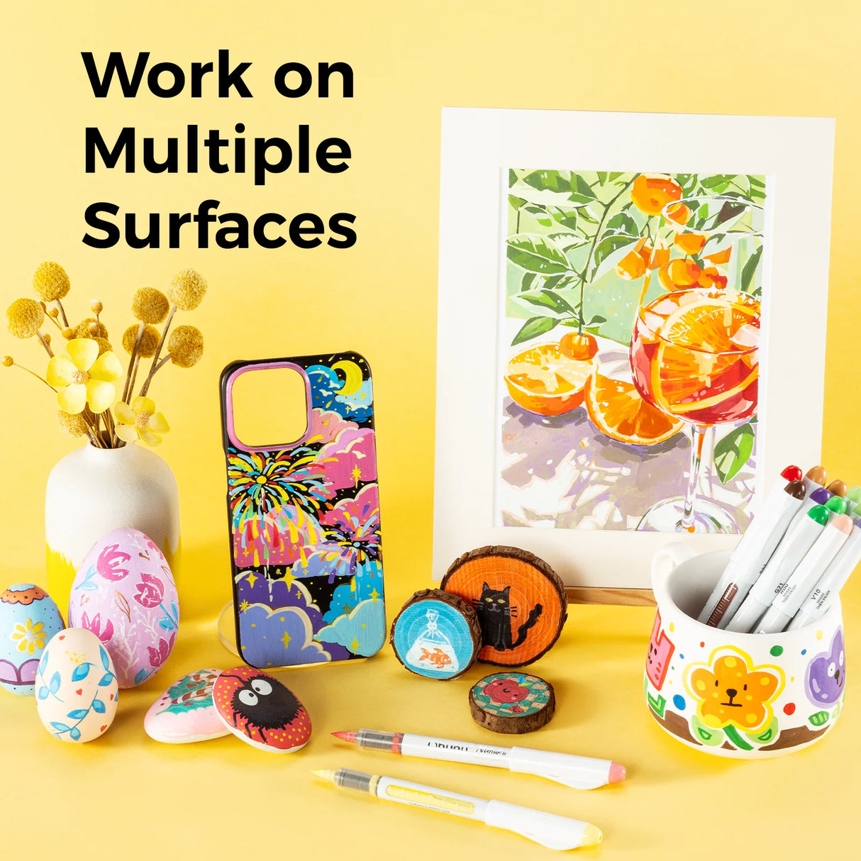 Ohuhu Acrylic Paint Pens 24 Colours