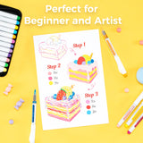 Ohuhu Acrylic Paint Pens 24 Colours