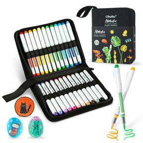 Ohuhu Acrylic Paint Pens 24 Colours - Glowish
