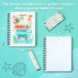 Ohuhu Marker Pad 7.6x10 Large spiral binding detail