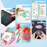 Ohuhu Glitter Metallic Marker Pens 12 Colours