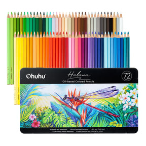 Ohuhu Halawa Series 72 Colours Oil-based Coloured Pencils - Art Supplies