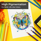 Ohuhu Halawa Series 72 Colours Oil-based Coloured Pencils