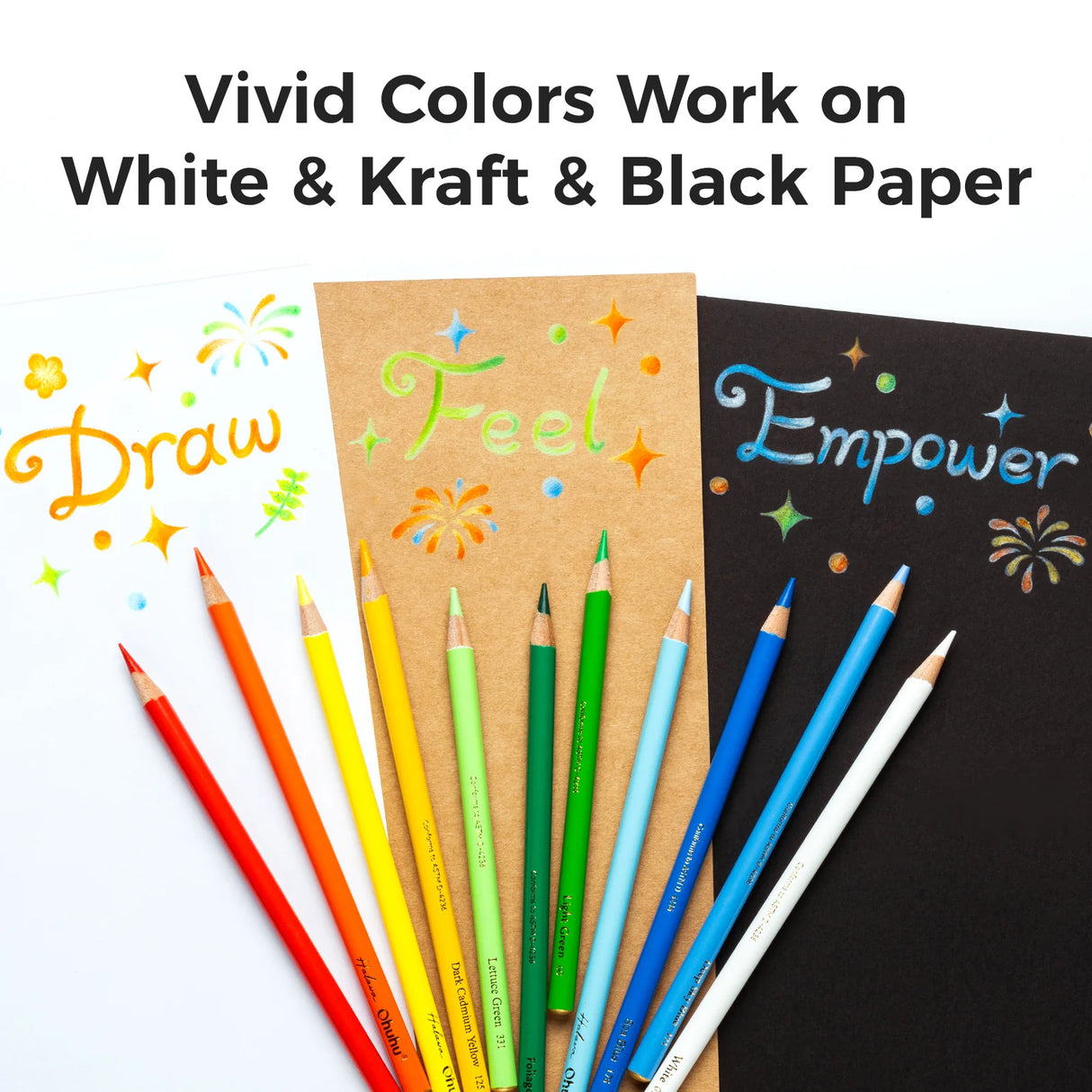 Ohuhu Halawa Series 72 Colours Oil-based Coloured Pencils