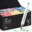 Ohuhu Honolulu 320 Colours Dual Tip Alcohol Art Markers - Glowish