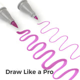 Ohuhu Honolulu B 104+1 Colourless Blender & Fine Marker Set