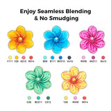 Ohuhu Honolulu B 120 Colours Brush & Fine Marker Set