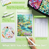 Ohuhu Honolulu B 320 Colours Dual Tip Alcohol Art Markers