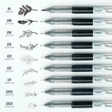 Ohuhu Kohala Liquid Fineliner Drawing Pens,9 Pack