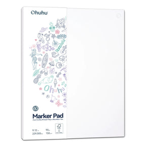 Ohuhu Marker Pad 9x12 120LB 200GSM Bleedproof Double-Sided - product image 1 - Glowish