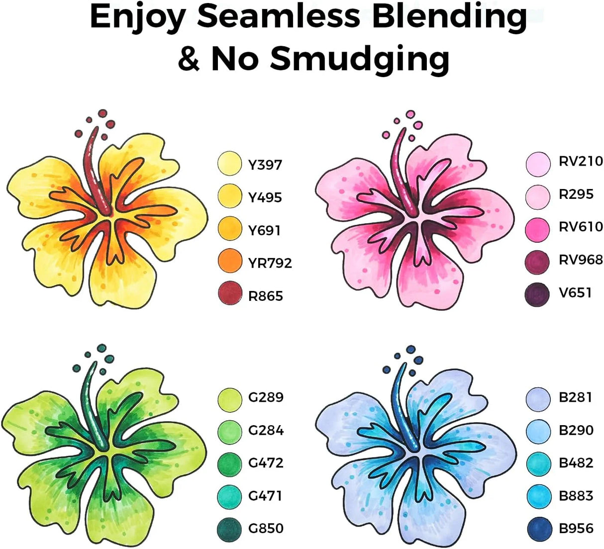 Ohuhu Oahu 80 Colours Dual Tip Alcohol Art Markers