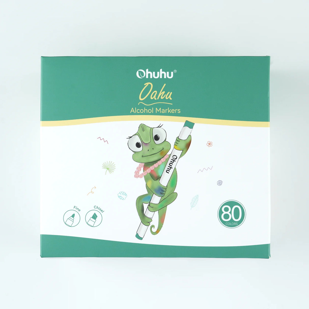 Ohuhu Oahu 80 Colours Dual Tip Alcohol Art Markers