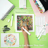 Ohuhu Oahu 80 Colours Dual Tip Alcohol Art Markers