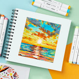 Ohuhu Spiral-Bound Bleedproof Marker Pad, 60 sheets, 225x210mm