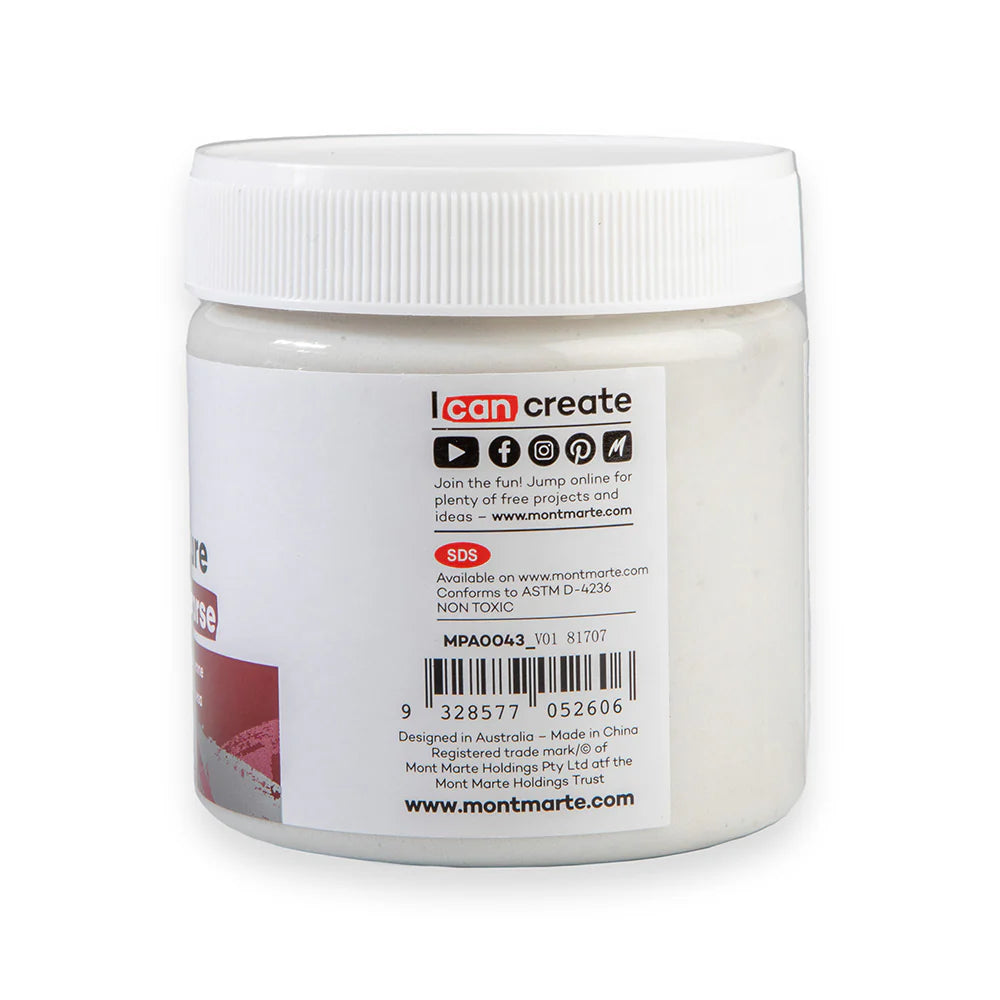 Sand Texture Medium Coarse Premium 250ml - Mont Marte