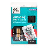 Sketching Set in Wallet Signature 18pc Mont Marte