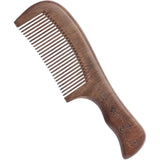 Stylish Wooden Hair Comb - 18cm Durable Handle Design - Glowish