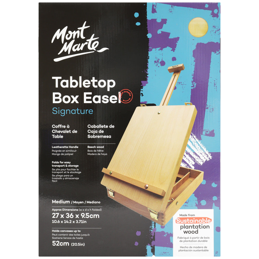 Tabletop Box Easel Signature - Medium - Mont Marte