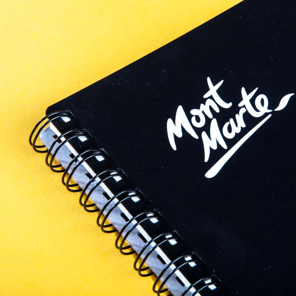 Visual Art Diary Spiral Bound White Paper A4 110gsm 120 Sheet - Mont Marte