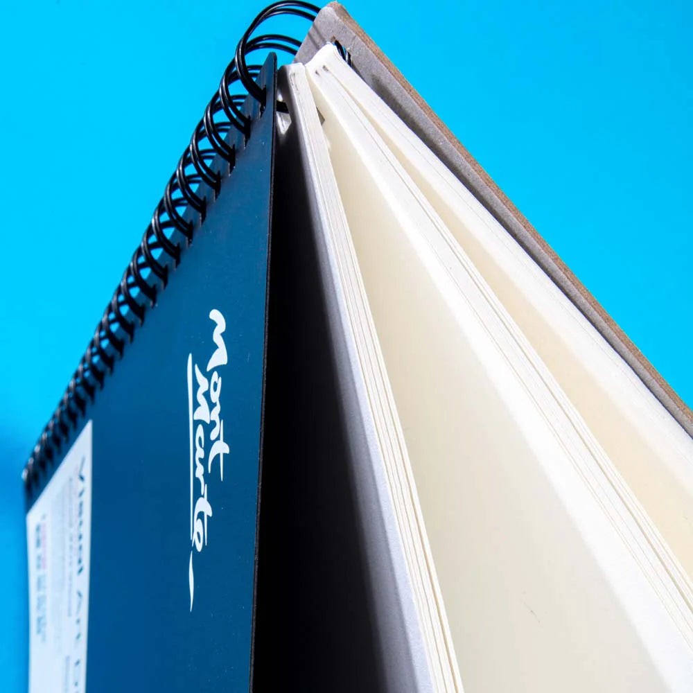 Visual Art Diary Spiral Bound White Paper A4 110gsm 120 Sheet - Mont Marte