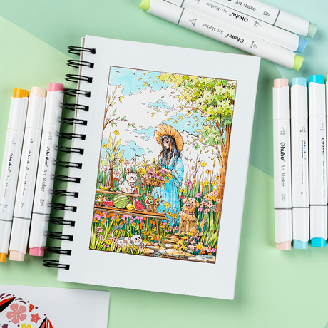 Ohuhu 5.5x8.5 marker pad double-sided pages