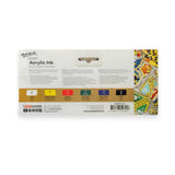 Acrylic Ink Premium 6pc x 20ml - Mont Marte - Glowish