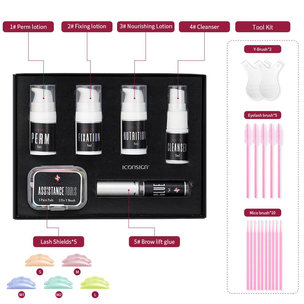 Airless Bottle Lash Lift kit - Natural and Denser Eyelash - Glowish