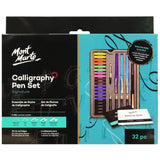 Calligraphy Pen Set Signature 32pc - Mont Marte - Glowish