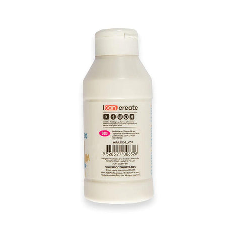 Clear Texture Gesso Premium 250ml (8.5oz) - Mont Marte - Glowish