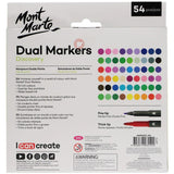 Dual Tip Markers Discovery 54pc - Mont Marte - Glowish