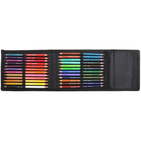 Duo Colour Pencil Easel Wallet 25pc - Mont Marte - Glowish