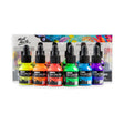 Fluoro Acrylic Ink Premium 6pc x 20ml - Mont Marte