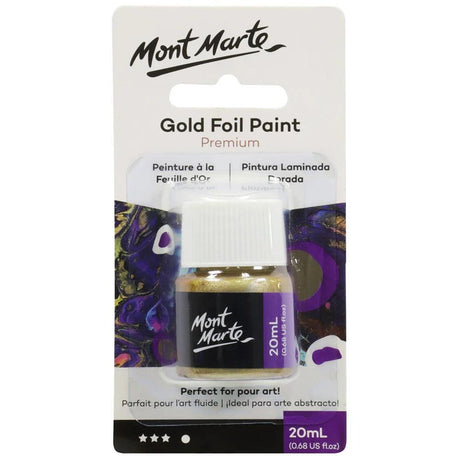 Gold Foil Paint Premium 20ml - Mont Marte