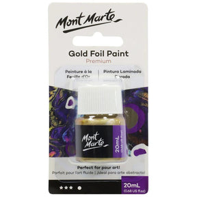 Gold Foil Paint Premium 20ml - Mont Marte - Glowish