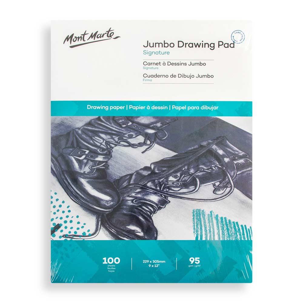 Jumbo Drawing Pad Signature 22.9 x 30.5cm (9 x 12in) 100 Sheet - Glowish