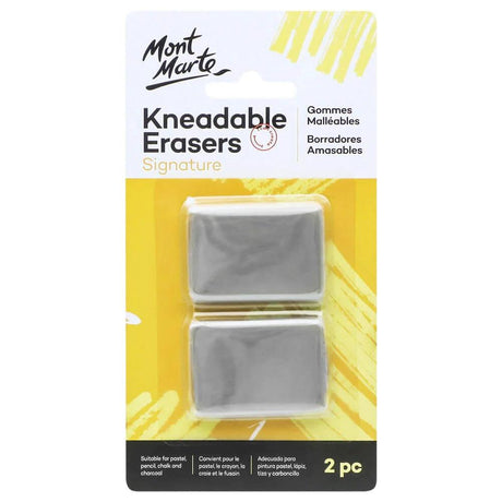 Kneadable Erasers Signature 2pc - Mont Marte - Glowish