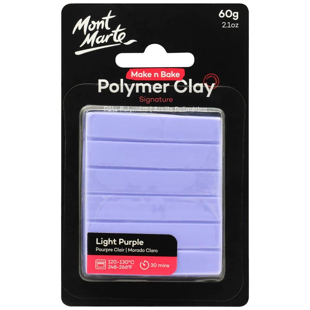 Make n Bake Polymer Clay Signature 60g (2.1oz) - Light Purple - Glowish