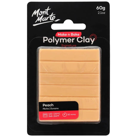 Make n Bake Polymer Clay Signature 60g (2.1oz) - Peach - Glowish