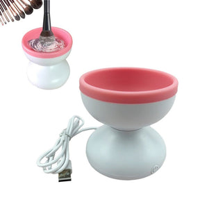 Electric Makeup Brush Cleaner Machine USB Cosmetic Brush Cleaning Tools Painting Brush Cleaner - Glowish