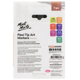 Mont Marte Flexi Tip Art Markers Premium 7pc - Glowish